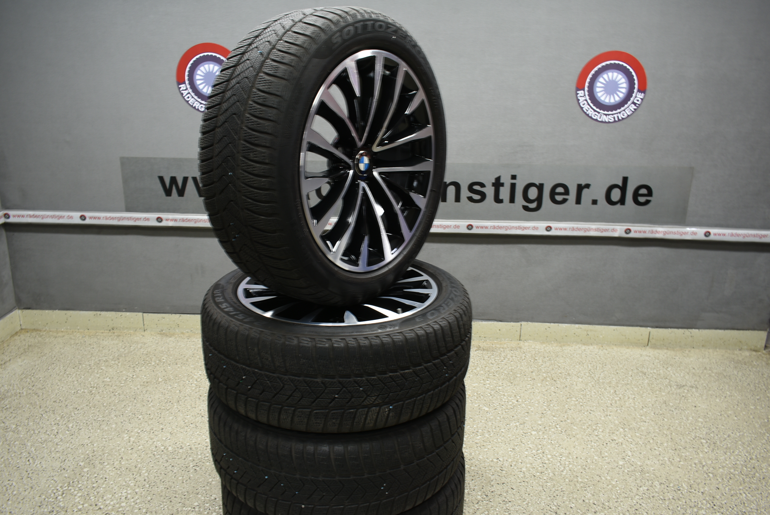 BMW 5er G30 G31 Alufelgen mit Winterreifen 245 45 R18 100 V Lager Nr. 1136 – Bild 13