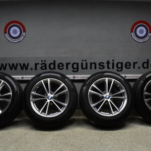 BMW 5er G30 G31 Alufelgen mit Winterreifen 225 55 R17 97H Lager Nr. 1054