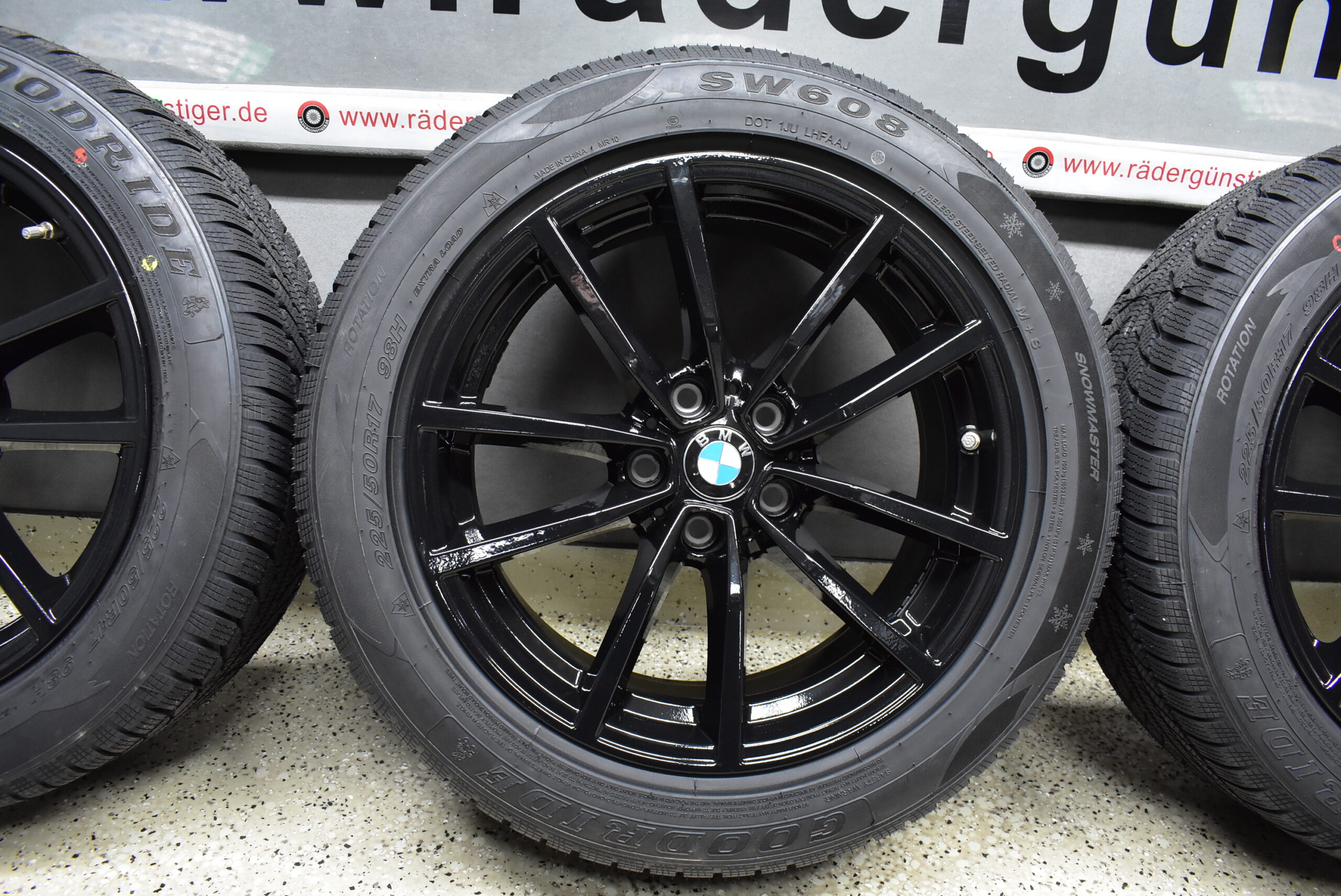 BMW 3er G20 G21 4er G22 G23 Alufelgen Winterreifen 225 50 R17 98H Lager Nr. 1078 – Bild 5