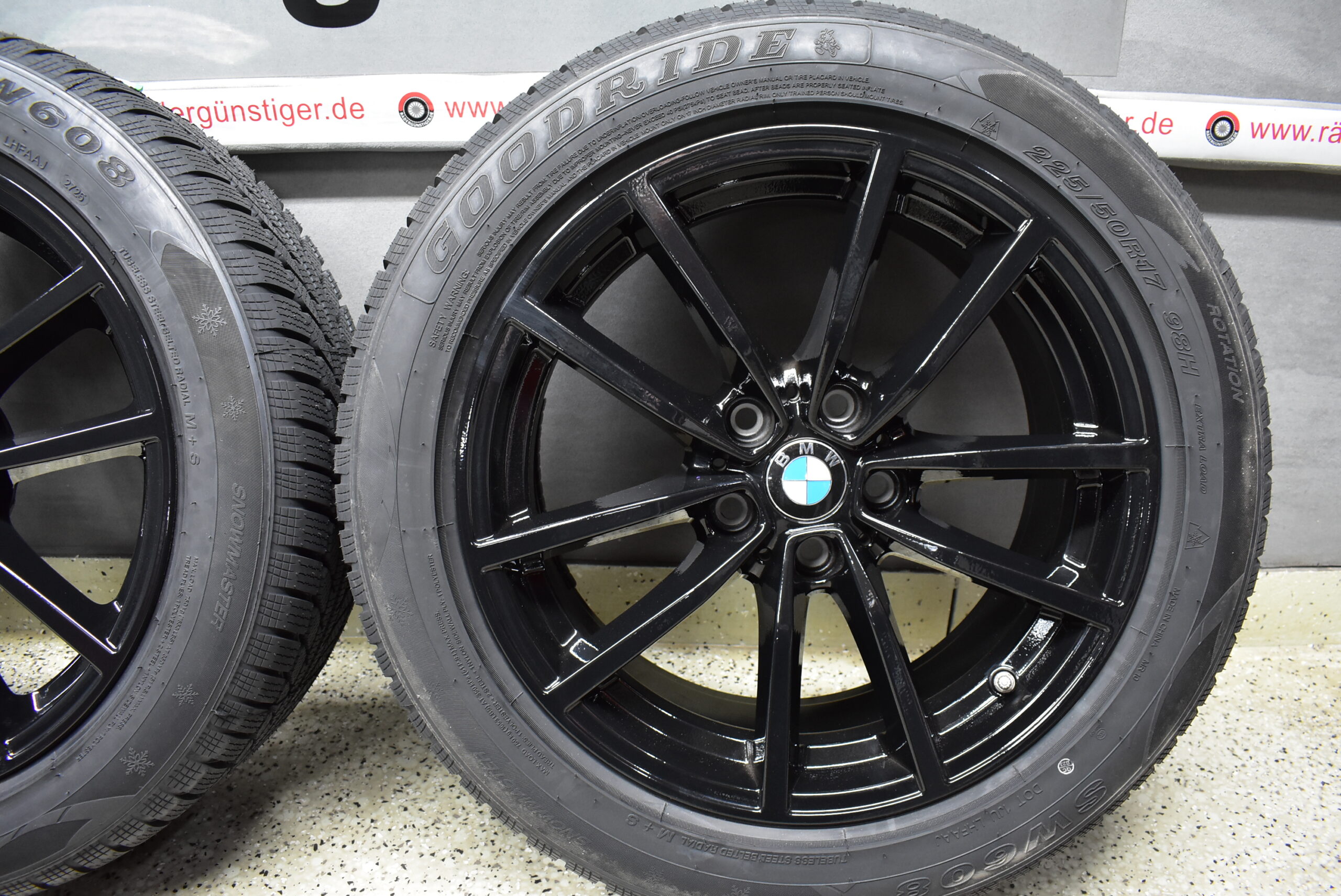 BMW 3er G20 G21 4er G22 G23 Alufelgen Winterreifen 225 50 R17 98H Lager Nr. 1078 – Bild 7