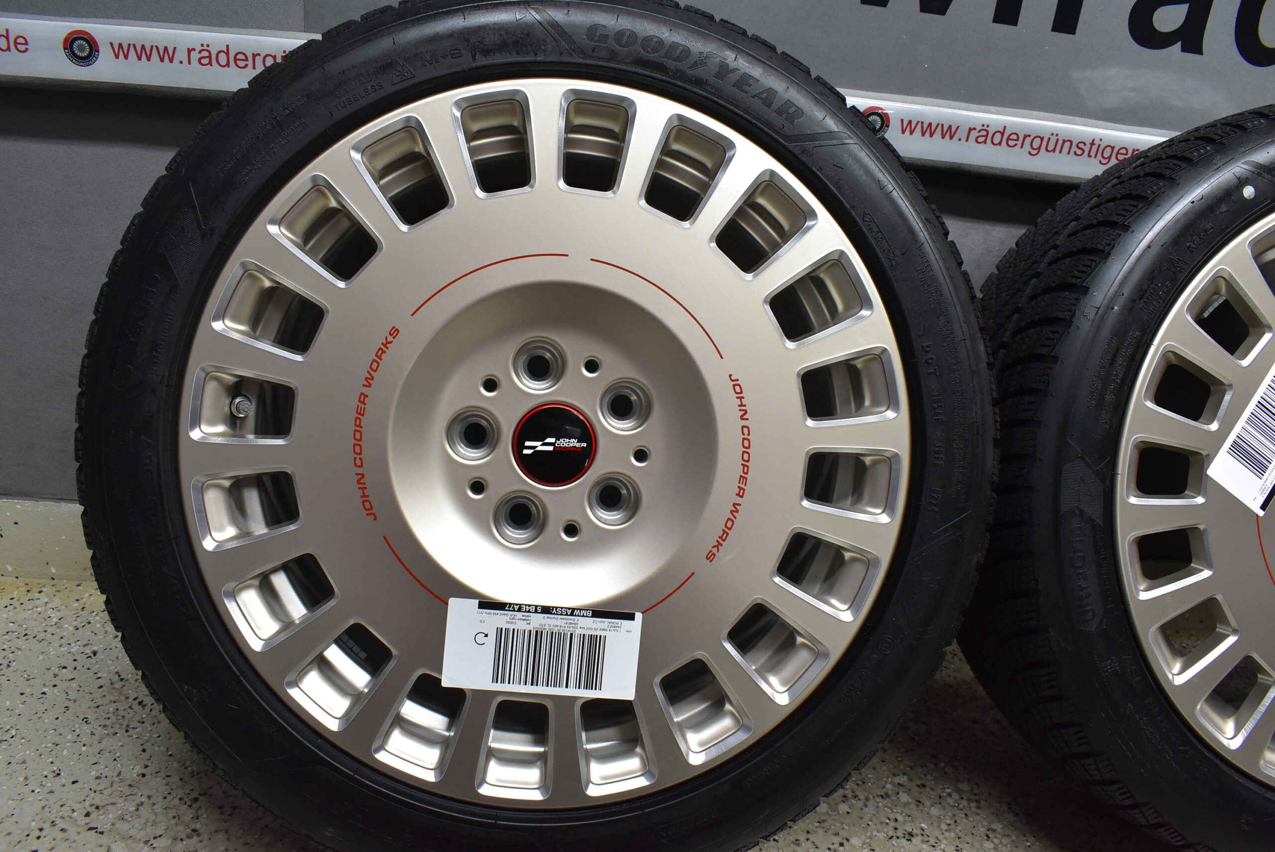 Mini Aceman J05 Alufelgen mit Winterreifen 225 45 R18 95V NEU Lager Nr. 1039 – Bild 4