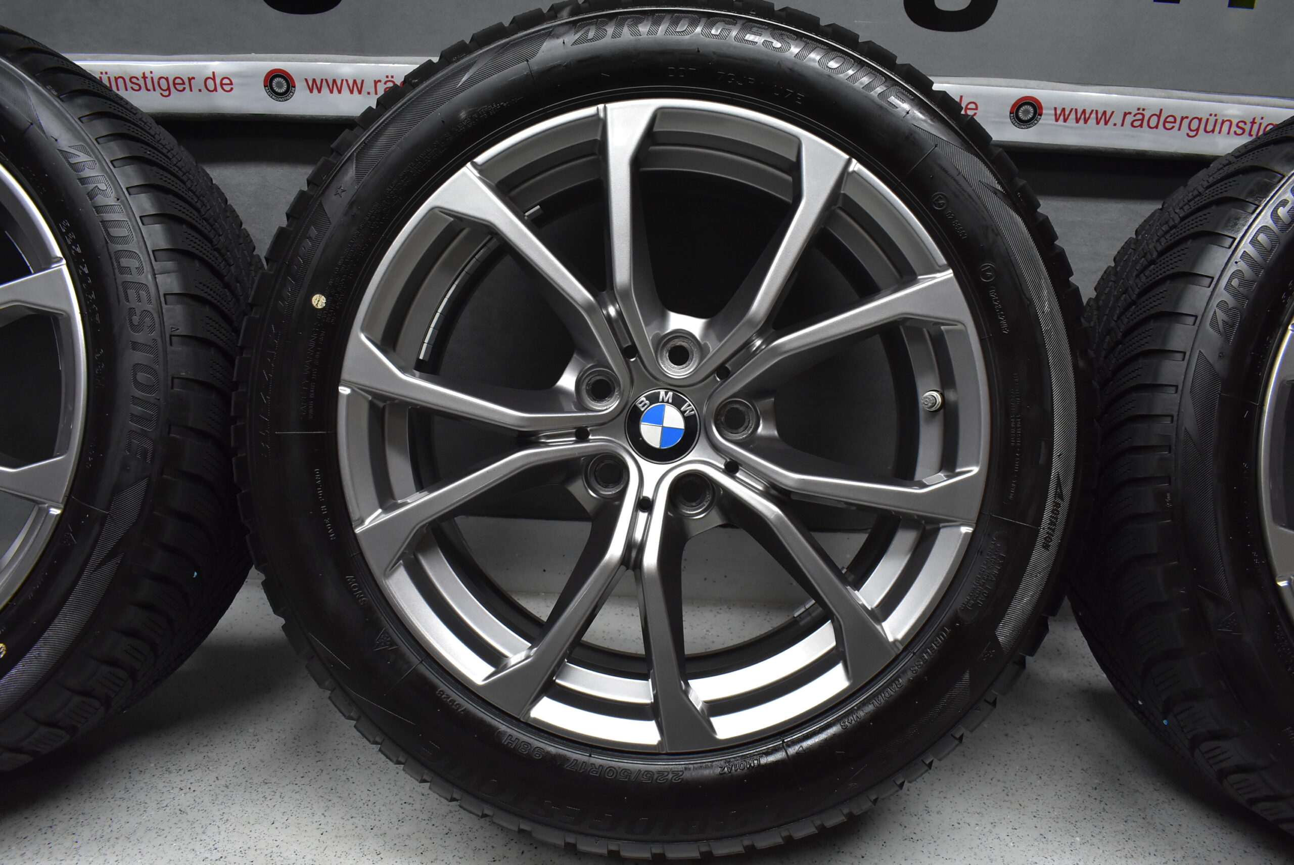 BMW 3er G20 G21 4er G22 G23 Alufelgen Winterreifen 225 50 R17 98H Lager Nr. 1120 – Bild 5