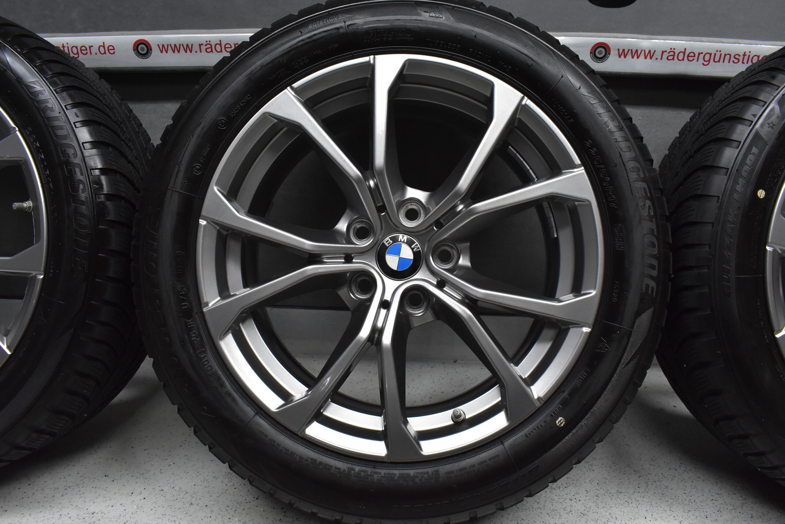 BMW 3er G20 G21 4er G22 G23 Alufelgen Winterreifen 225 50 R17 98H Lager Nr. 1120 – Bild 6