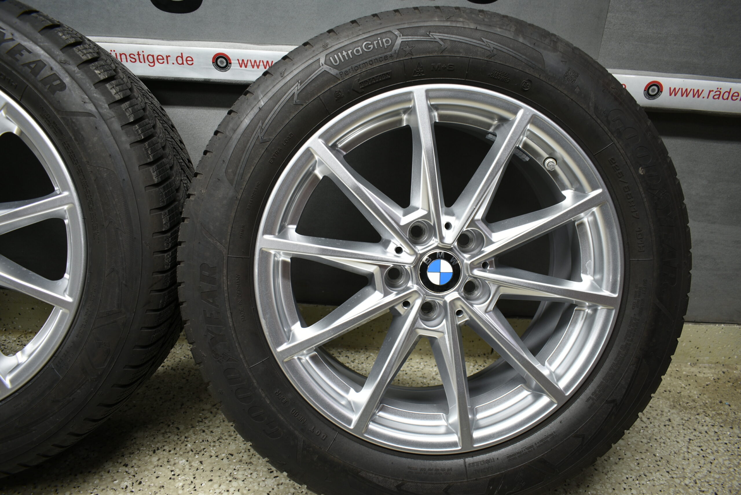 BMW 4er i4 G26 Alufelgen mit Winterreifen 225 55 R17 101H Lager Nr. 1122 – Bild 7