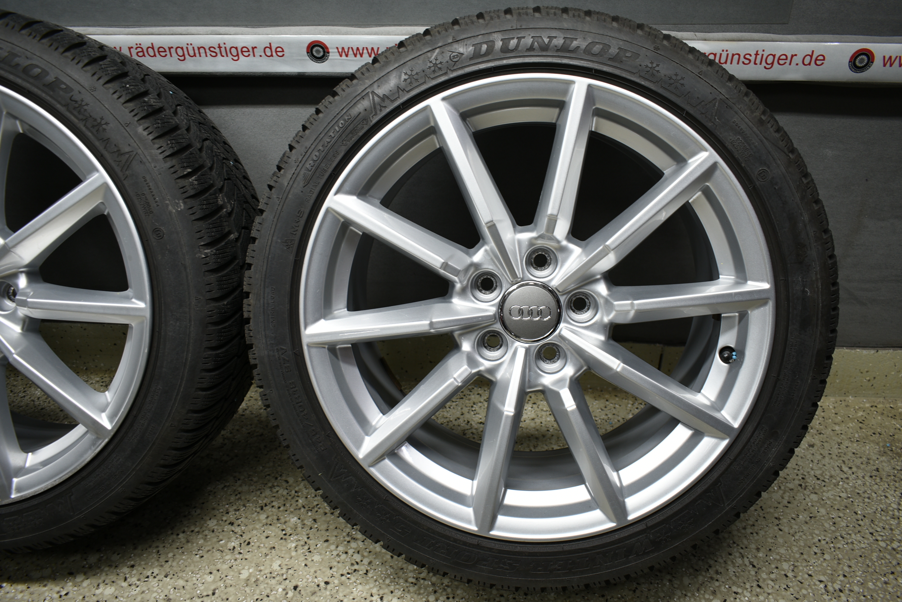Audi TT TTS Typ: 8S Alufelgen mit Winterreifen 18 Zoll Original Lager Nr. 1133 – Bild 7