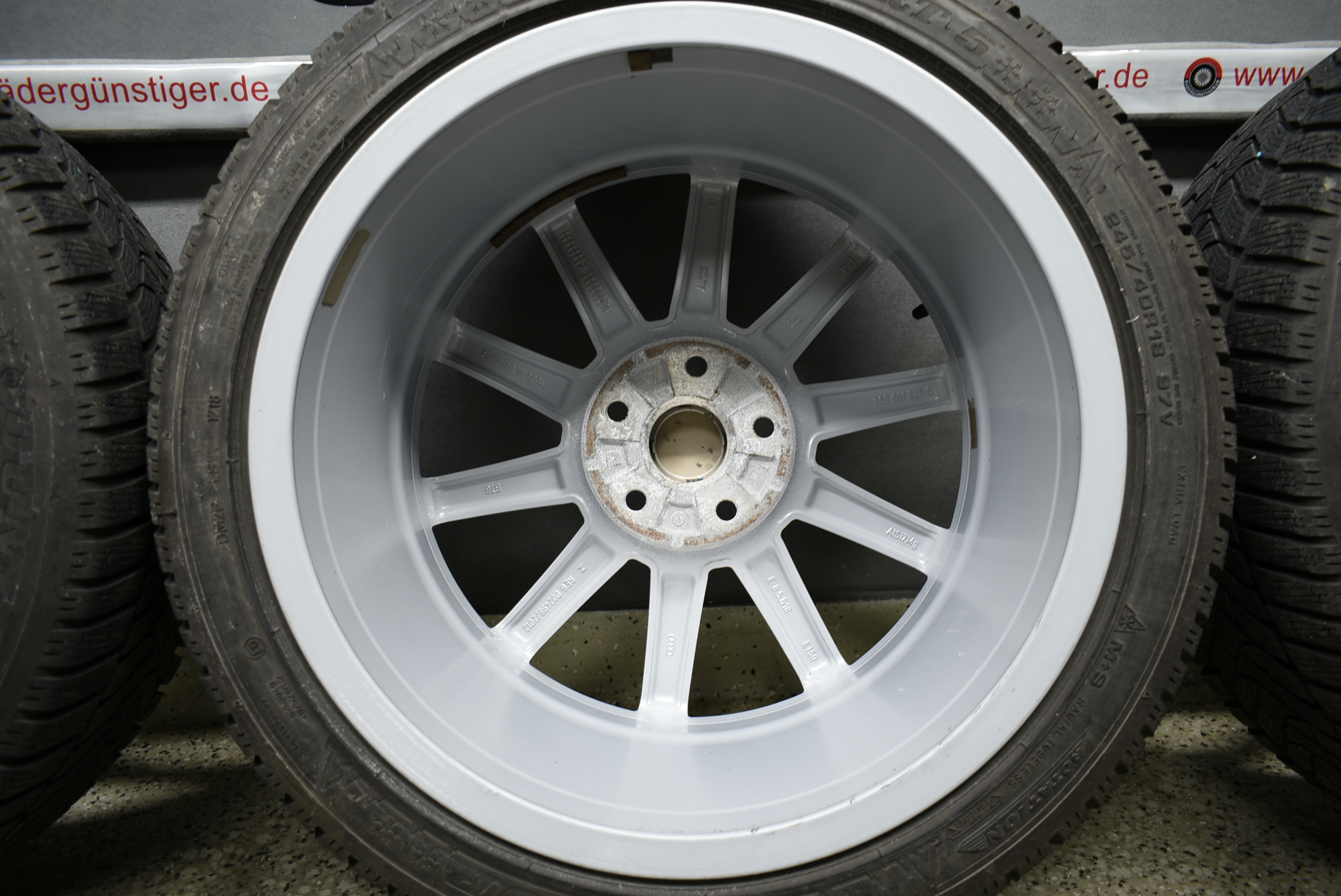 Audi TT TTS Typ: 8S Alufelgen mit Winterreifen 18 Zoll Original Lager Nr. 1133 – Bild 12