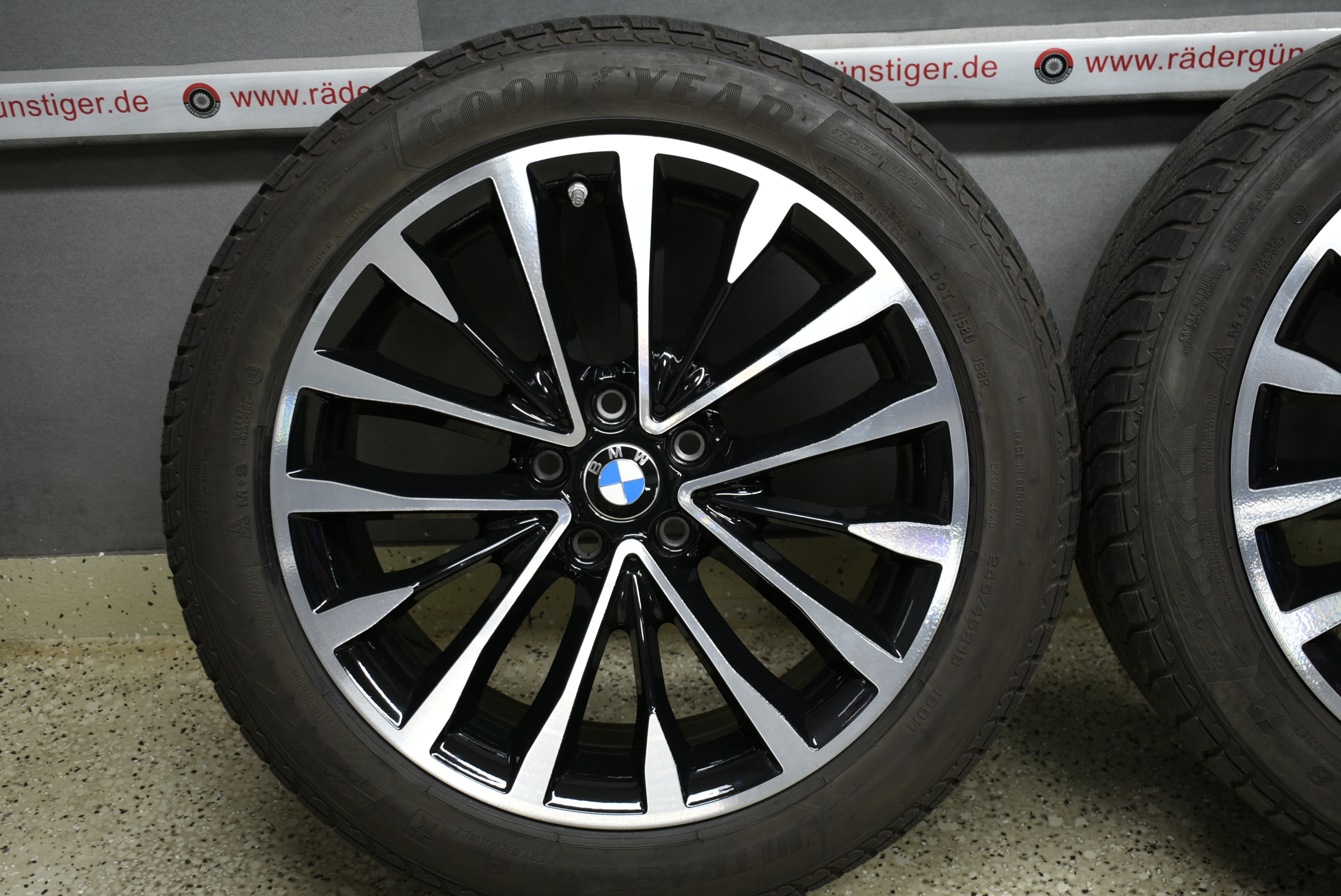 BMW 5er G30 G31 Alufelgen mit Winterreifen 245 45 R18 100 H Lager Nr. 1146 – Bild 4