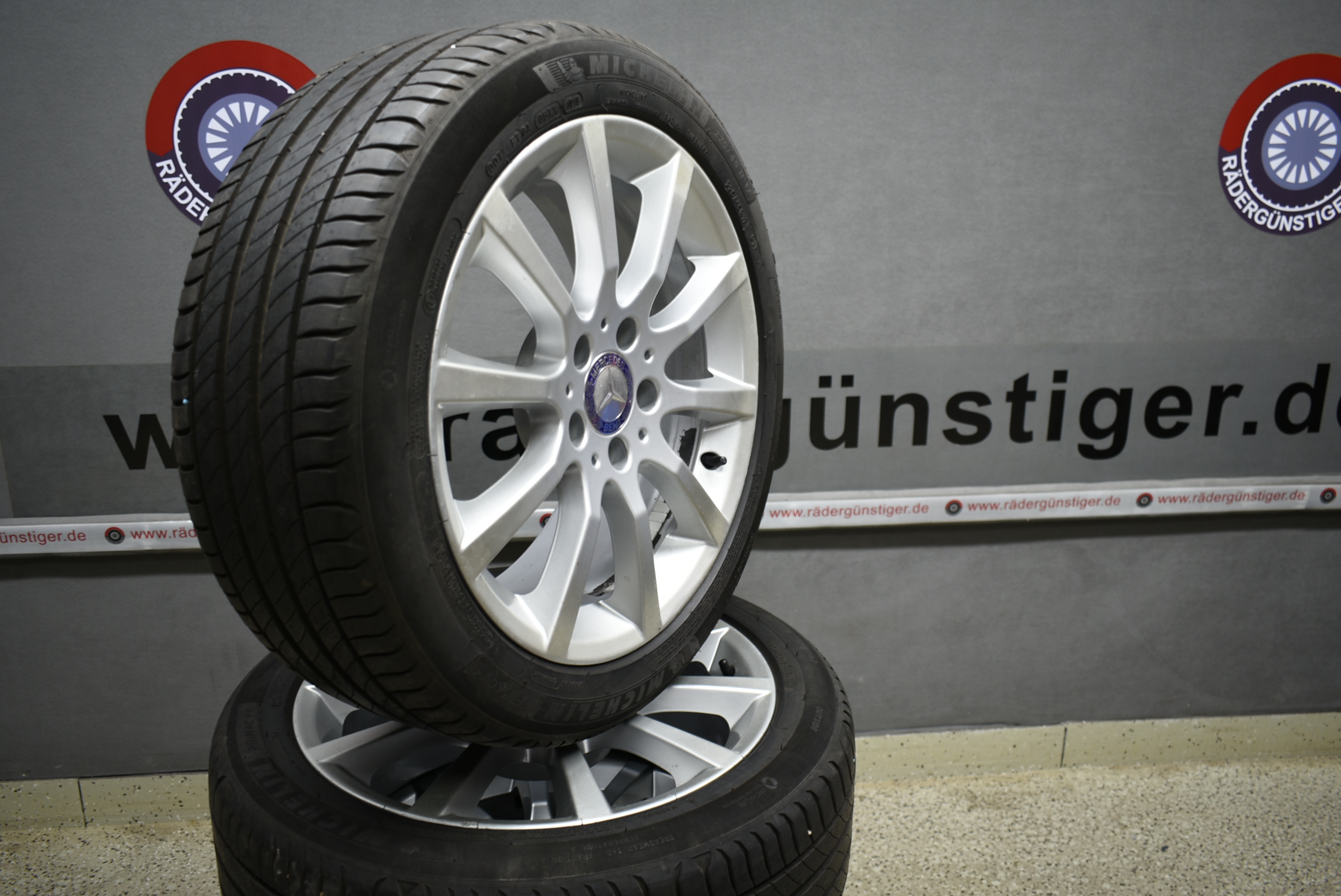 Original Mercedes SLK SLC R172 Alufelgen mir Sommerreifen 17 Zoll Lager Nr. 1142 – Bild 18