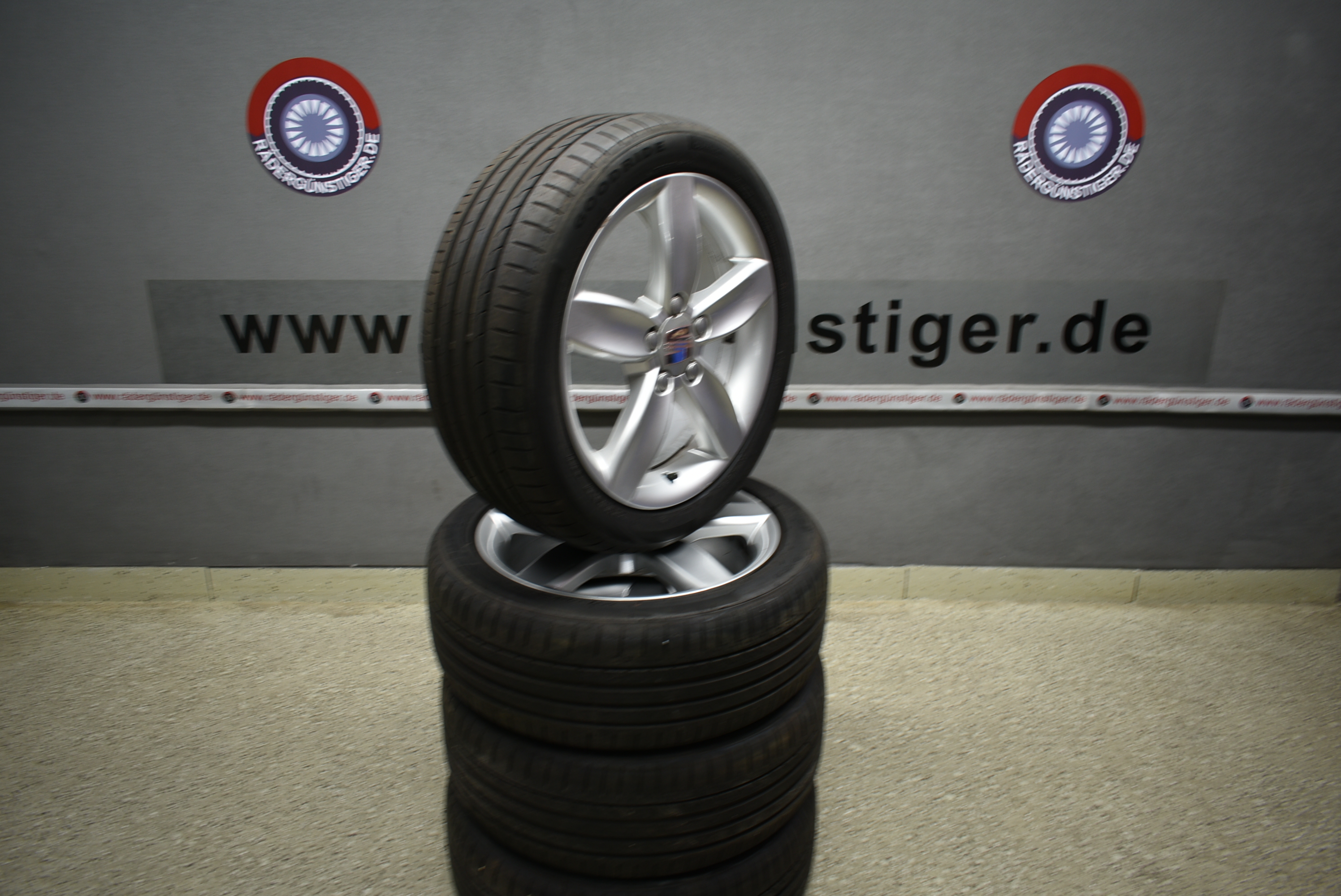Seat Leon 1P Altea Alufelgen mit Sommerreifen 225 45 R17 94W Lager Nr. 1148 – Bild 15