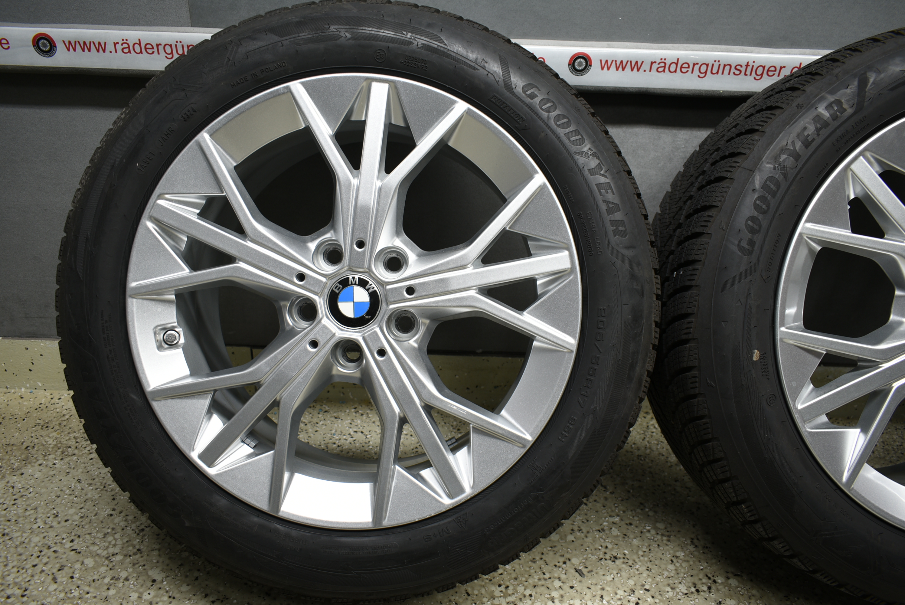 BMW 1er F70 2er F74 Gran Coupé Alufelgen mit Winterreifen 205 55 R17 95H Lager Nr. 1105 – Bild 4