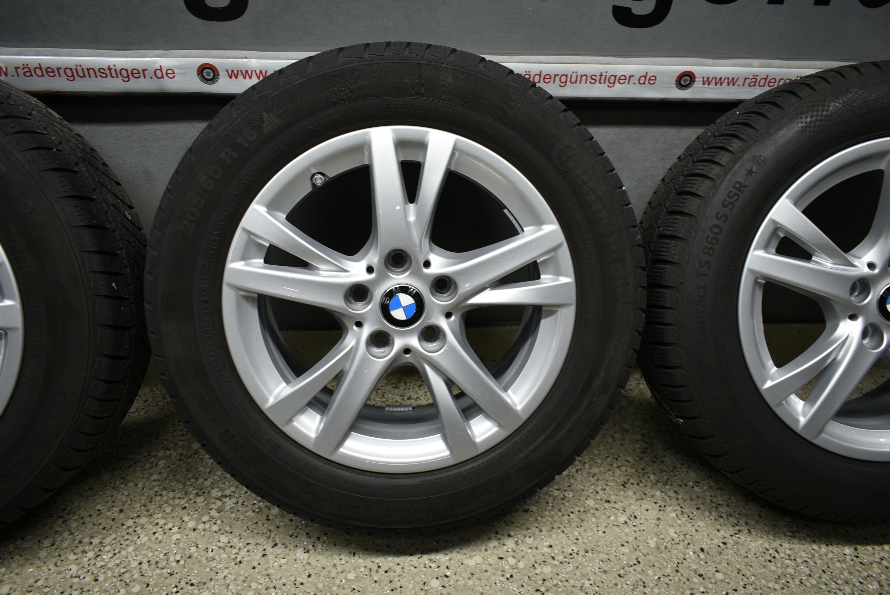 BMW 2er F45 F46 Alufelgen mit Winterreifen 205 60 R16 96 H Lager Nr. 1138 – Bild 6