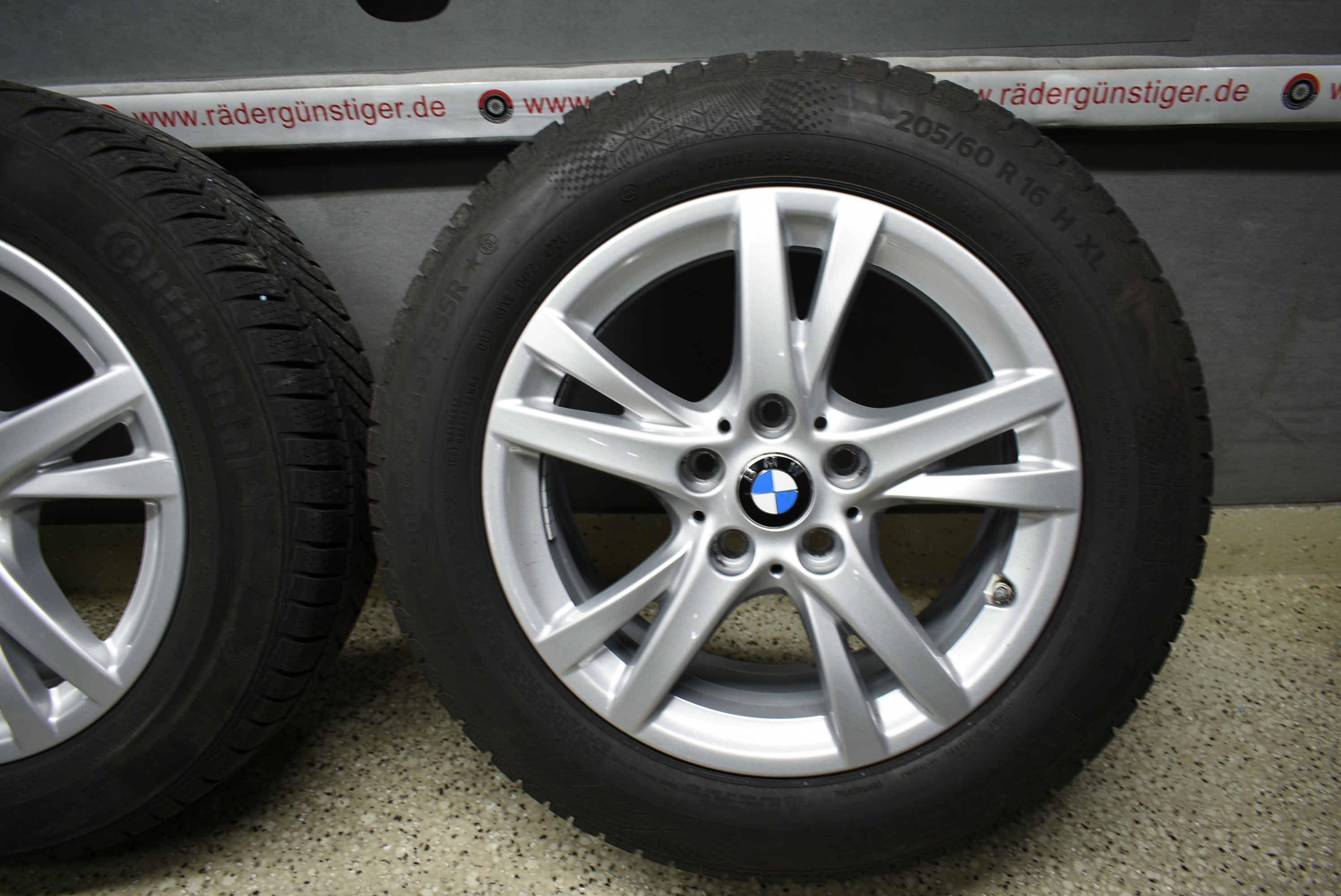 BMW 2er F45 F46 Alufelgen mit Winterreifen 205 60 R16 96 H Lager Nr. 1138 – Bild 7