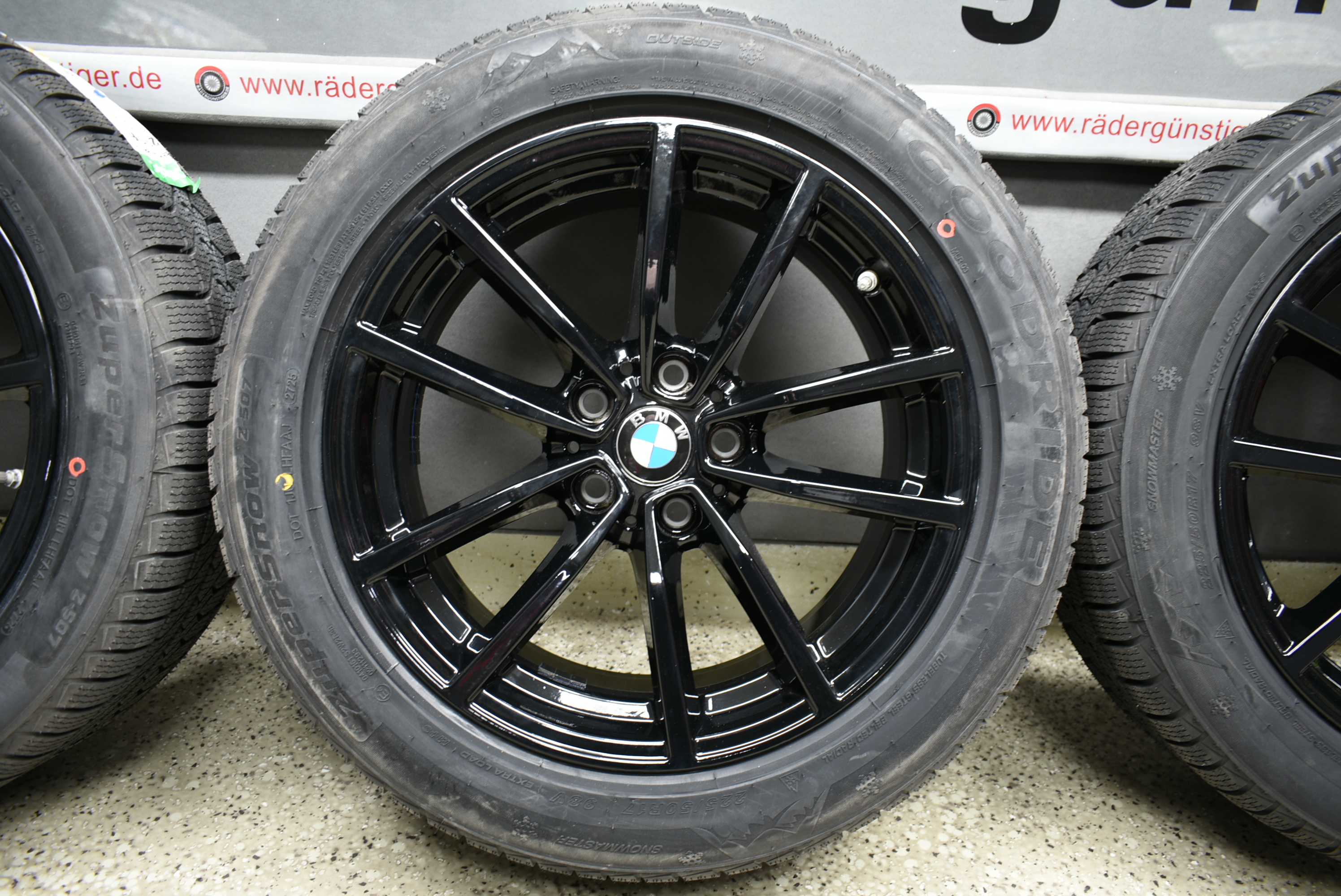 BMW 3er G20 G21 4er G22 G23 Alufelgen Winterreifen 225 50 R17 98V Lager Nr. 1129 – Bild 5
