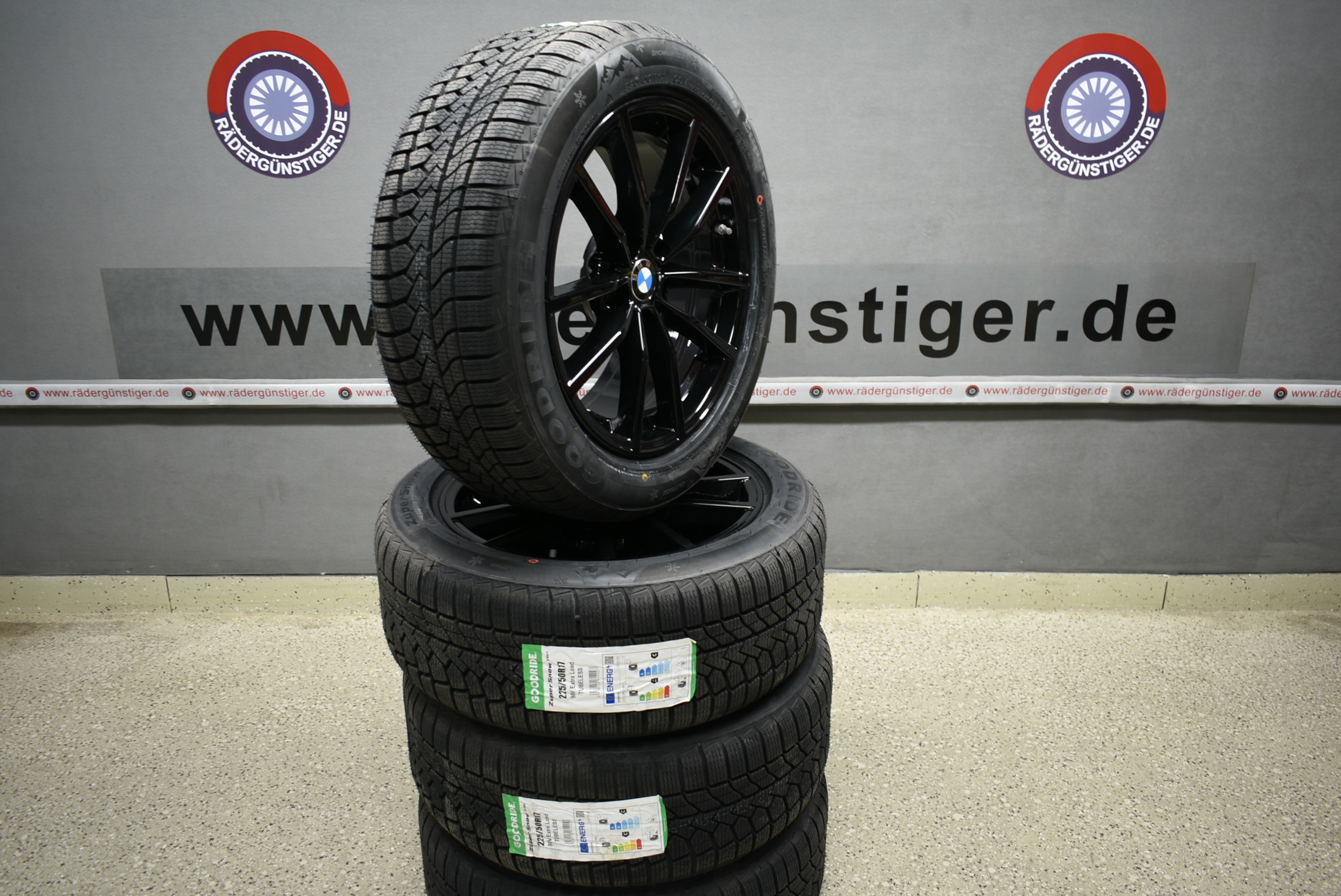 BMW 3er G20 G21 4er G22 G23 Alufelgen Winterreifen 225 50 R17 98V Lager Nr. 1129 – Bild 15