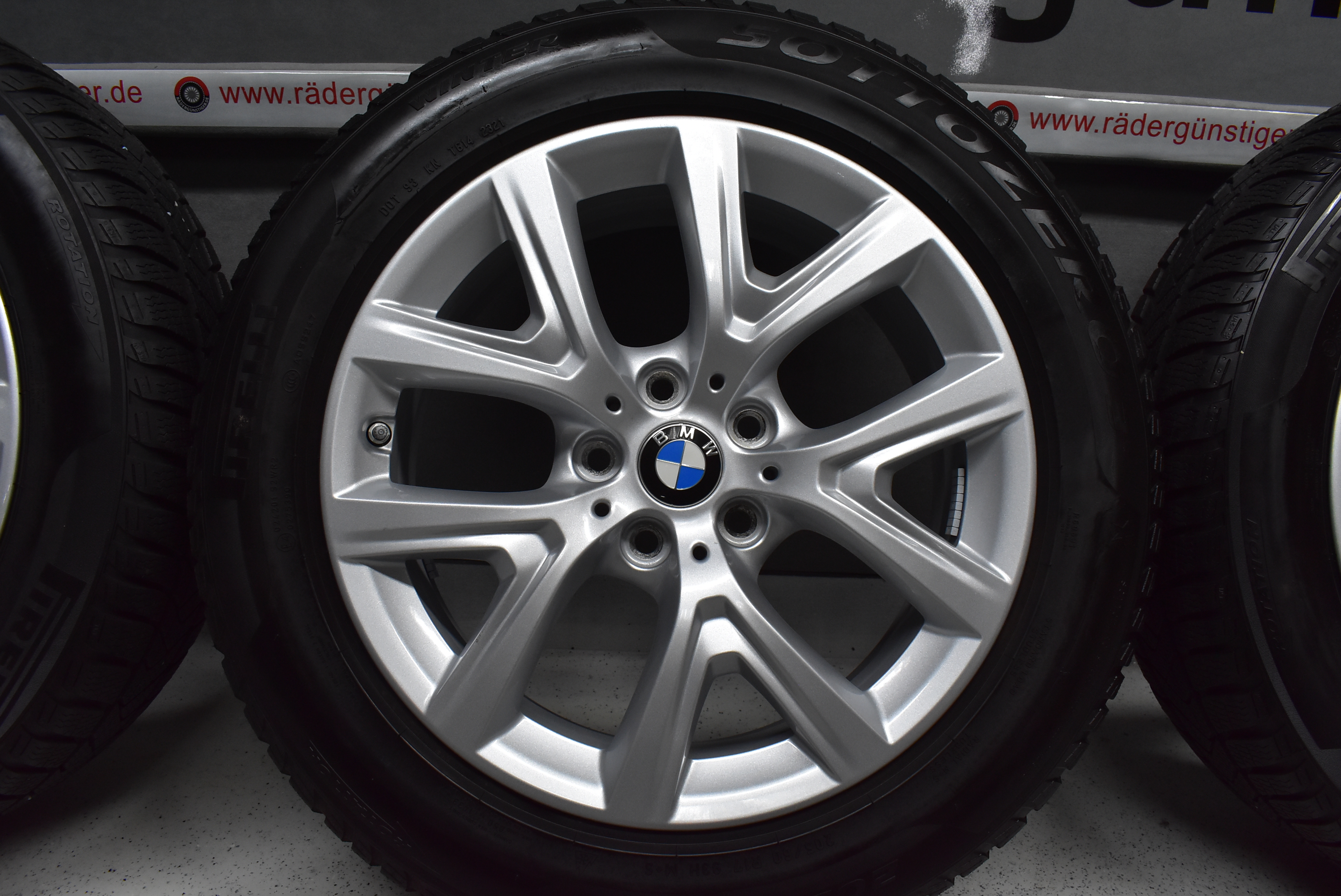 BMW X1 F48 X2 F39 Alufelgen mit Winterreifen 205 60 R17 93 H Lager Nr. 1125 – Bild 6