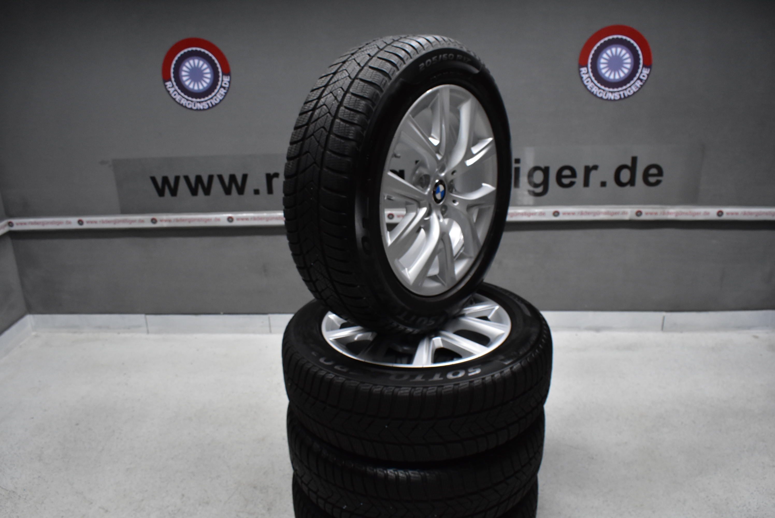 BMW X1 F48 X2 F39 Alufelgen mit Winterreifen 205 60 R17 93 H Lager Nr. 1125 – Bild 16