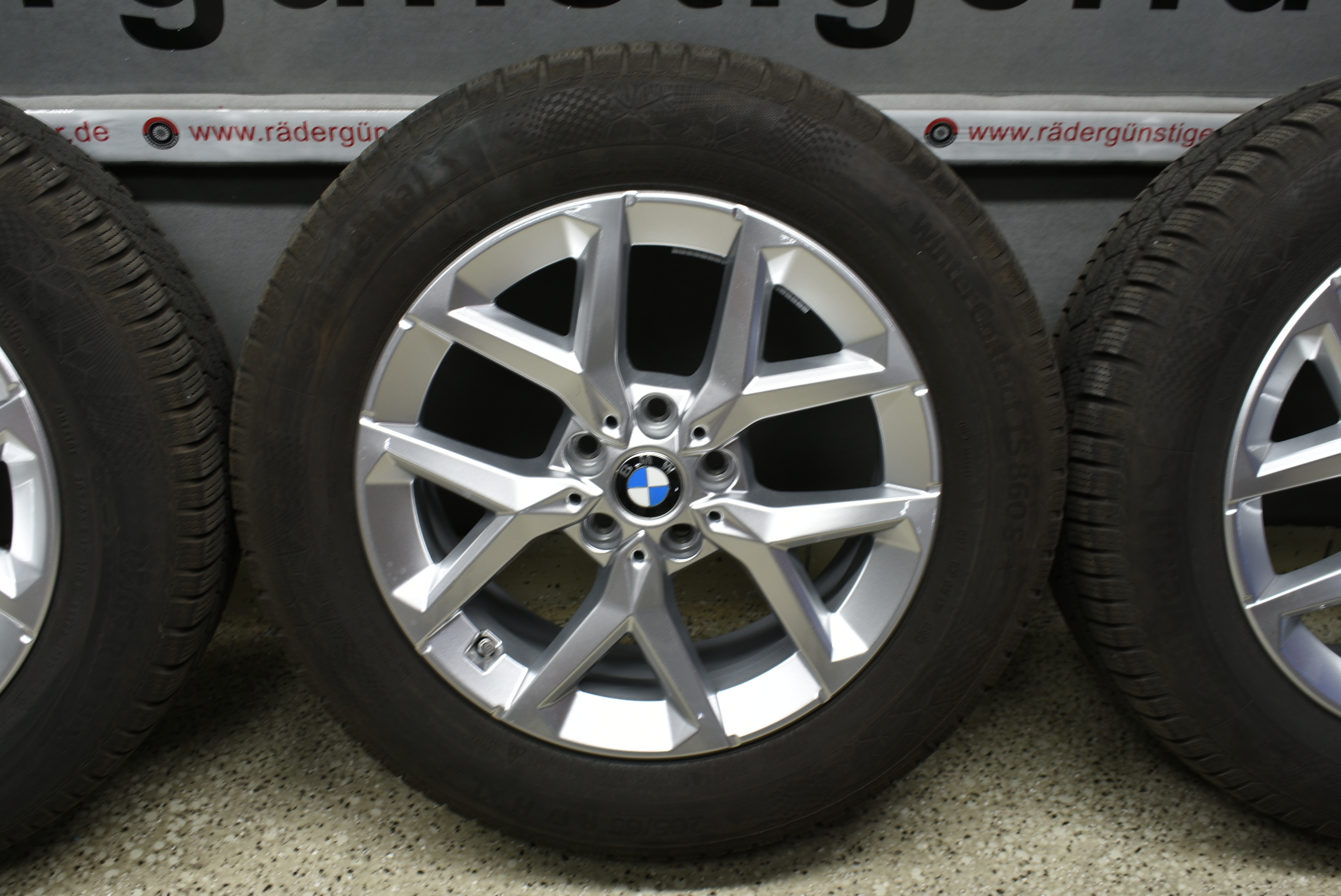 BMW X1 U11 X2 U10 Alufelgen mit Winterreifen 205 65 R17 100H Lager Nr. 1164 – Bild 5
