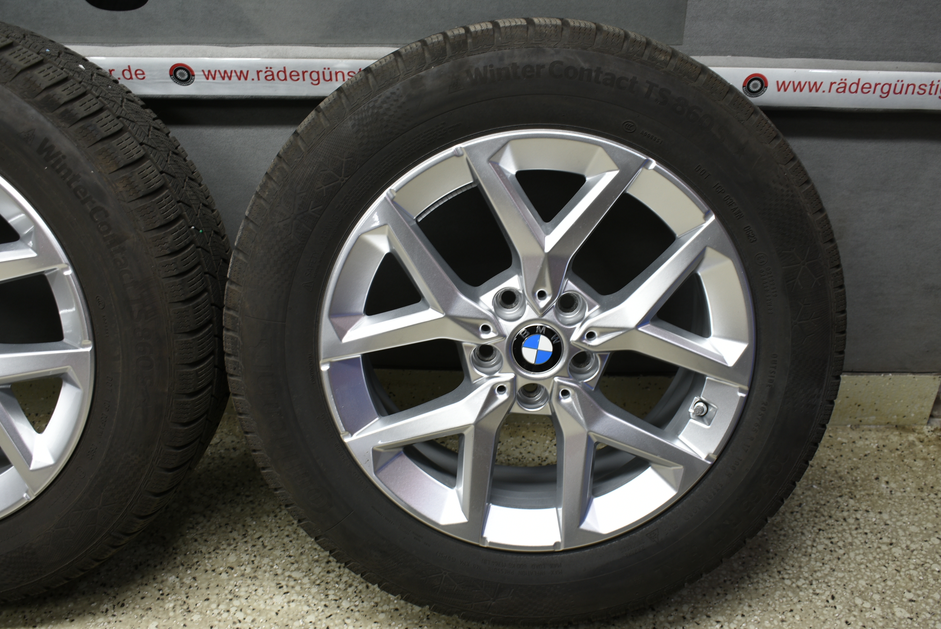 BMW X1 U11 X2 U10 Alufelgen mit Winterreifen 205 65 R17 100H Lager Nr. 1164 – Bild 6