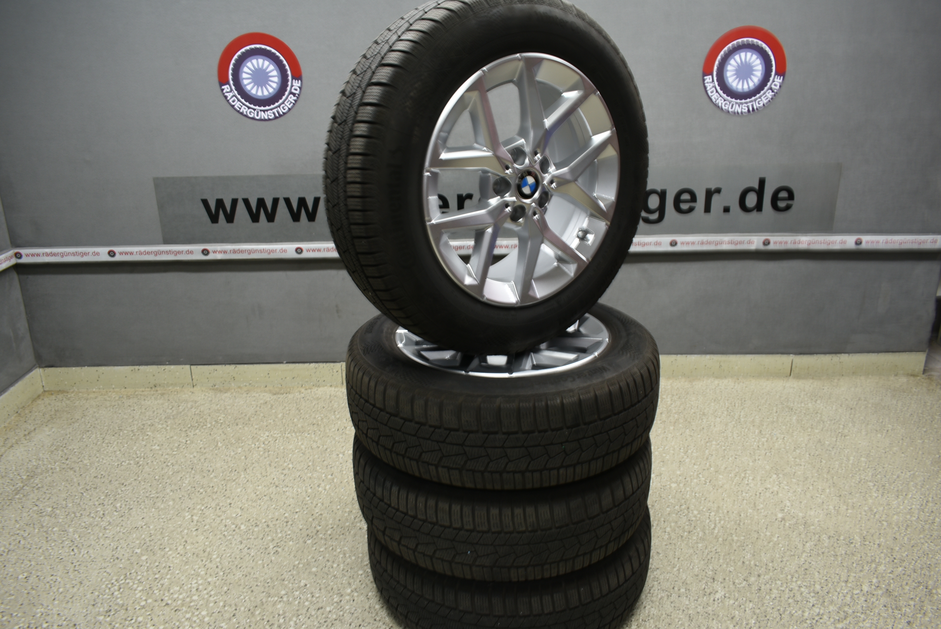 BMW X1 U11 X2 U10 Alufelgen mit Winterreifen 205 65 R17 100H Lager Nr. 1164 – Bild 17