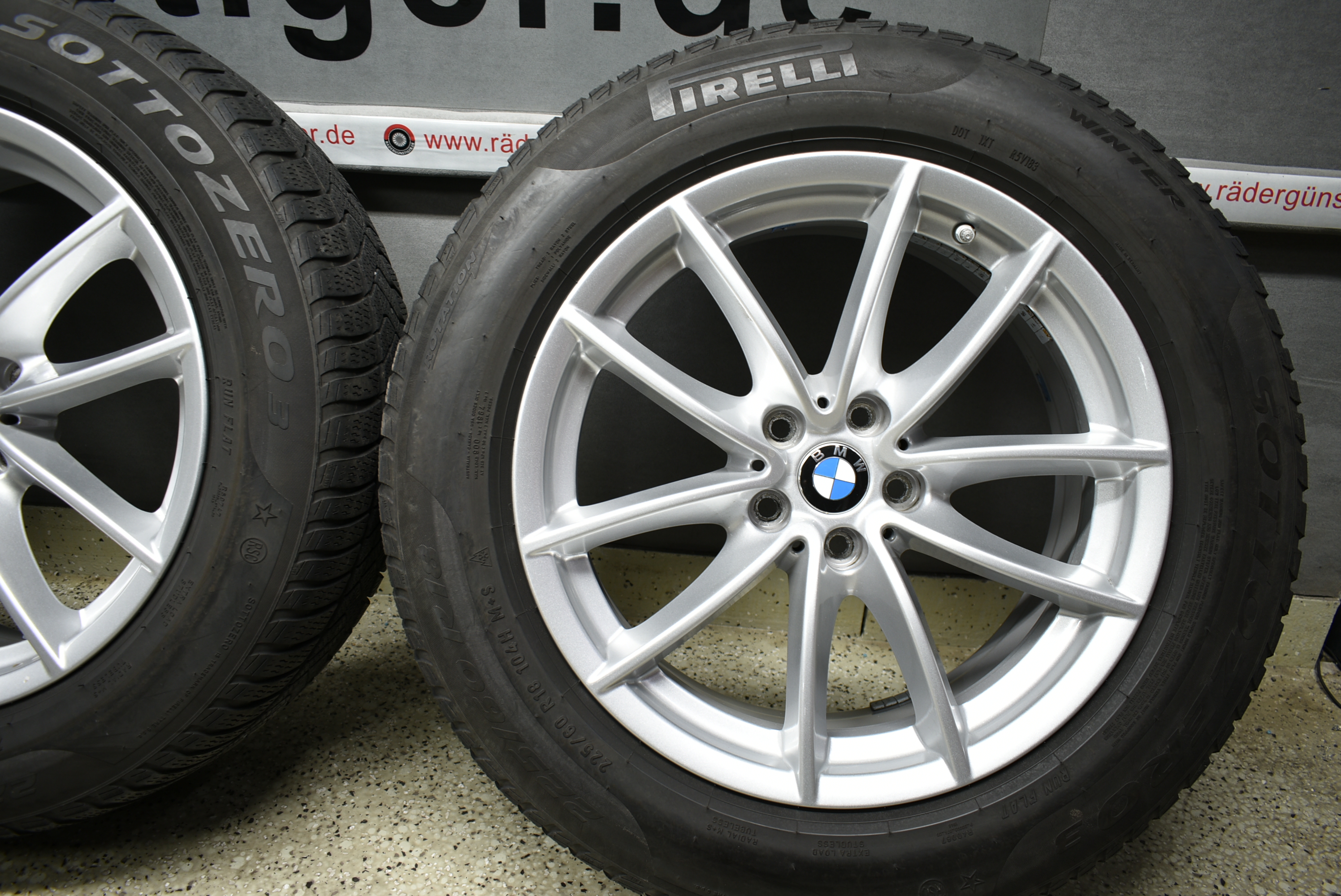 BMW X3 G01 X4 G02 Alufelgen mit Winterreifen 225 60 R18 104 H Lager Nr. 1128 – Bild 7