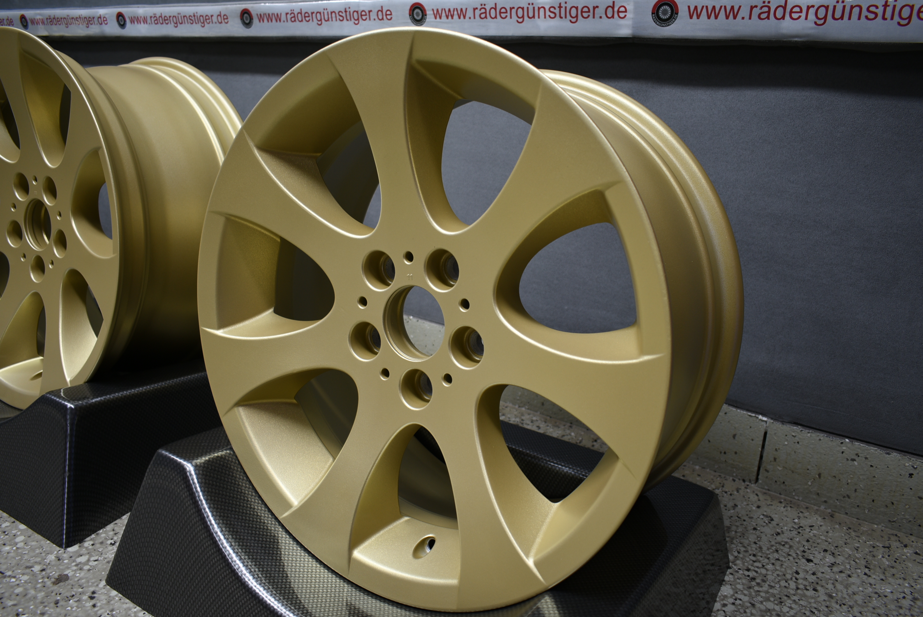 Original BMW-Alufelgen 3er E90 E91 E92 E93 Ellipsoid Speiche 162 Lager Nr. 1154 – Bild 4