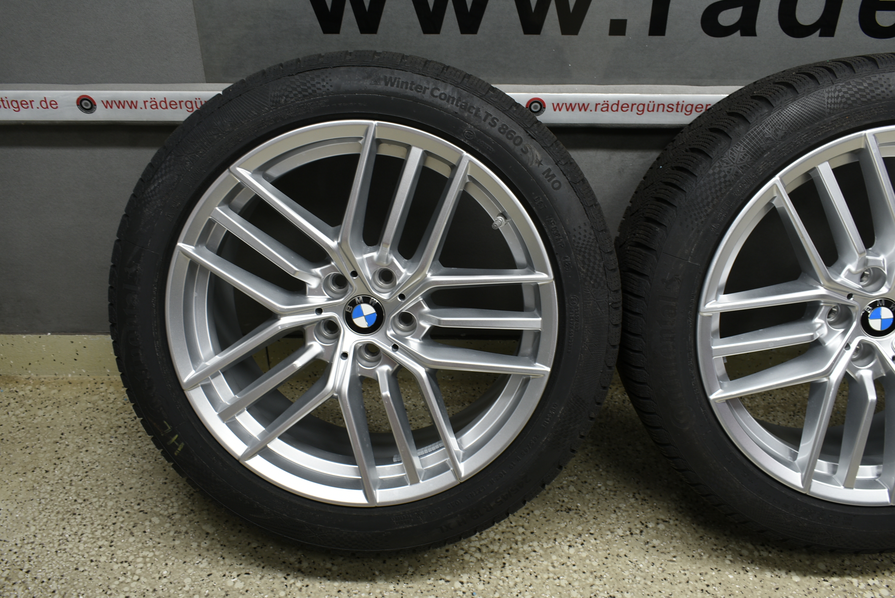 BMW 5er i5 G60 G61 Alufelgen mit Winterreifen 245 45 R19 102 H Lager Nr. 1184 – Bild 4