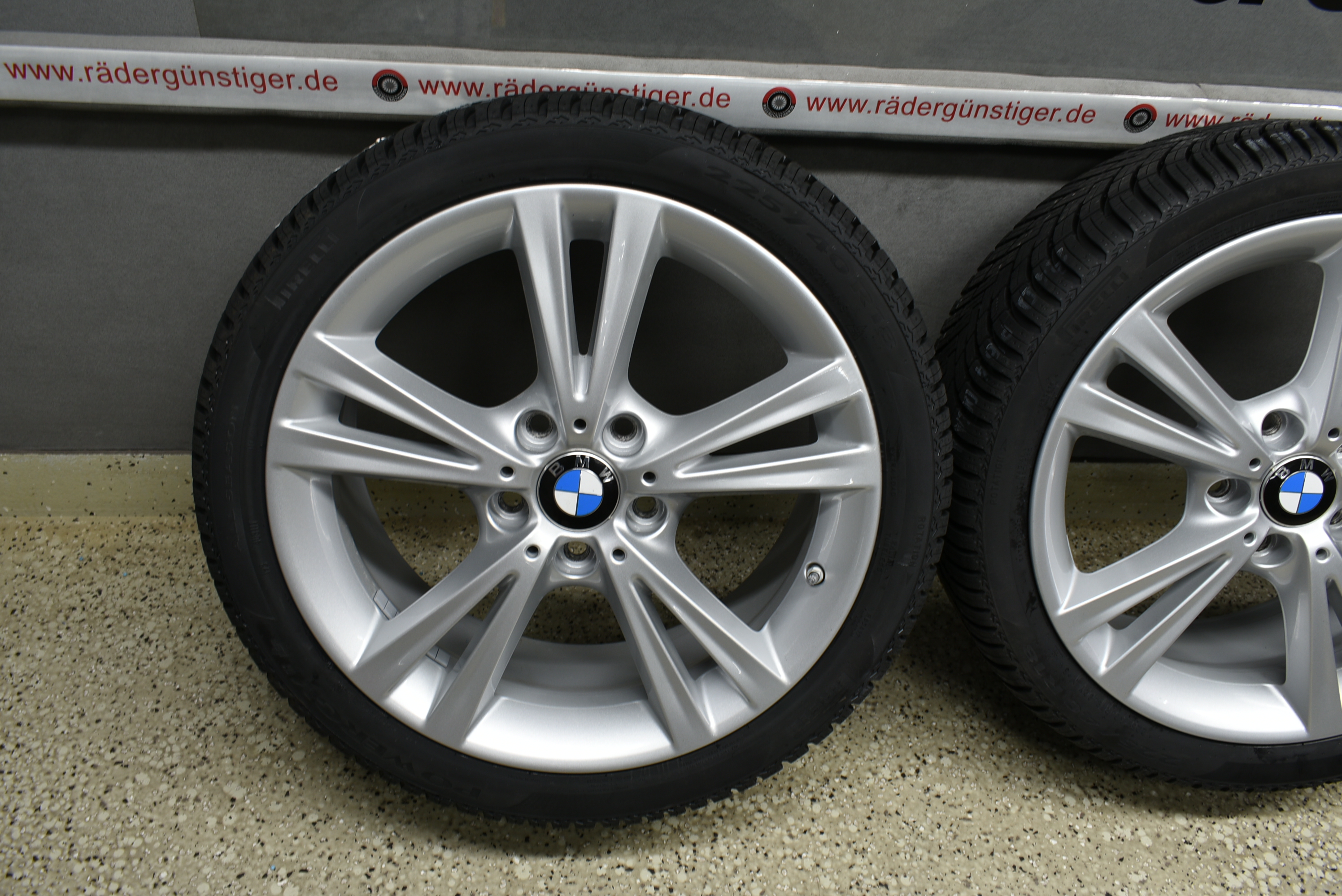 BMW 1er F20 F21 2er F22 F23 18 Zoll Alufelge mit Allwetter Pirelli 225 40 R18 92V Lager Nr. 1172 – Bild 5