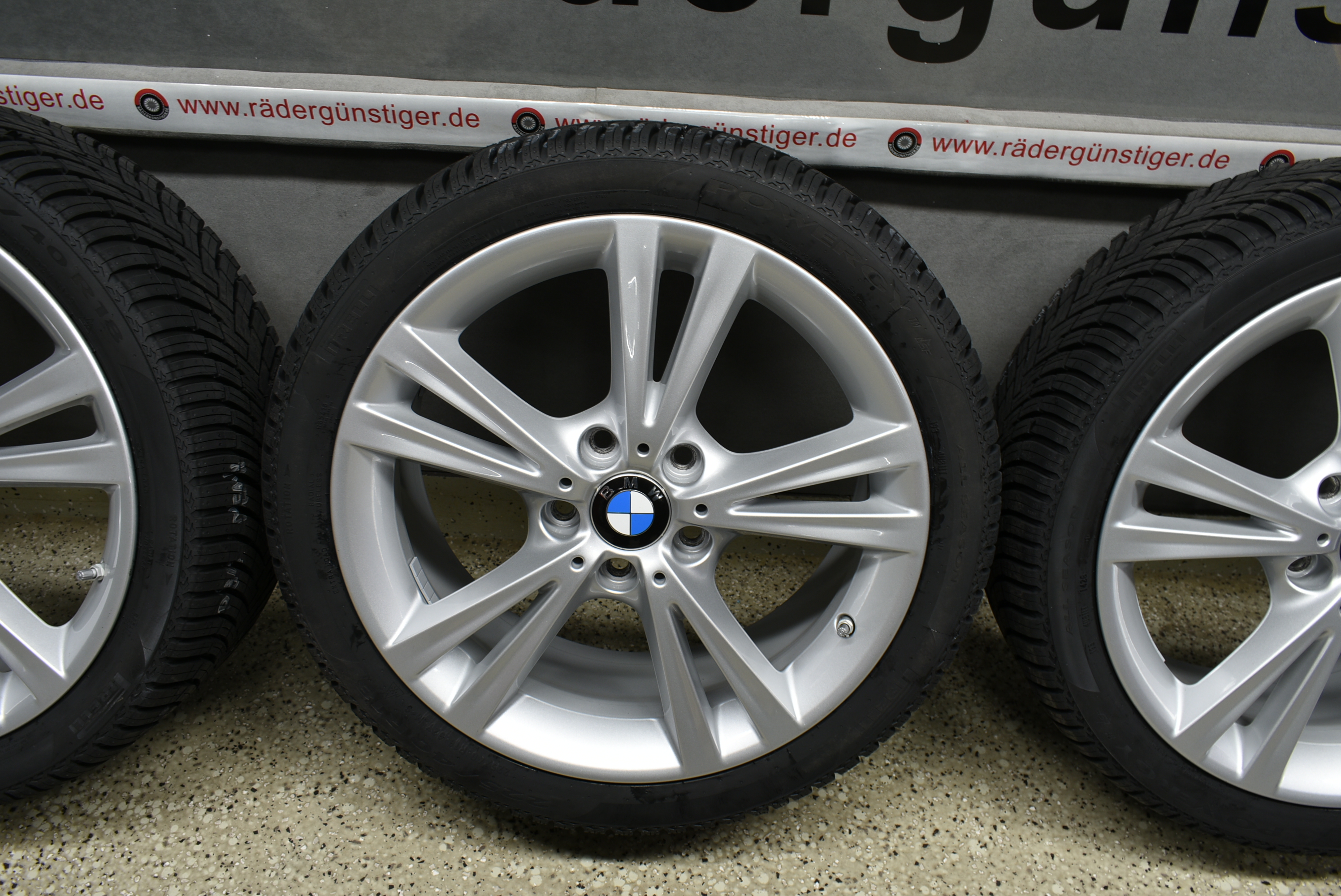 BMW 1er F20 F21 2er F22 F23 18 Zoll Alufelge mit Allwetter Pirelli 225 40 R18 92V Lager Nr. 1172 – Bild 6