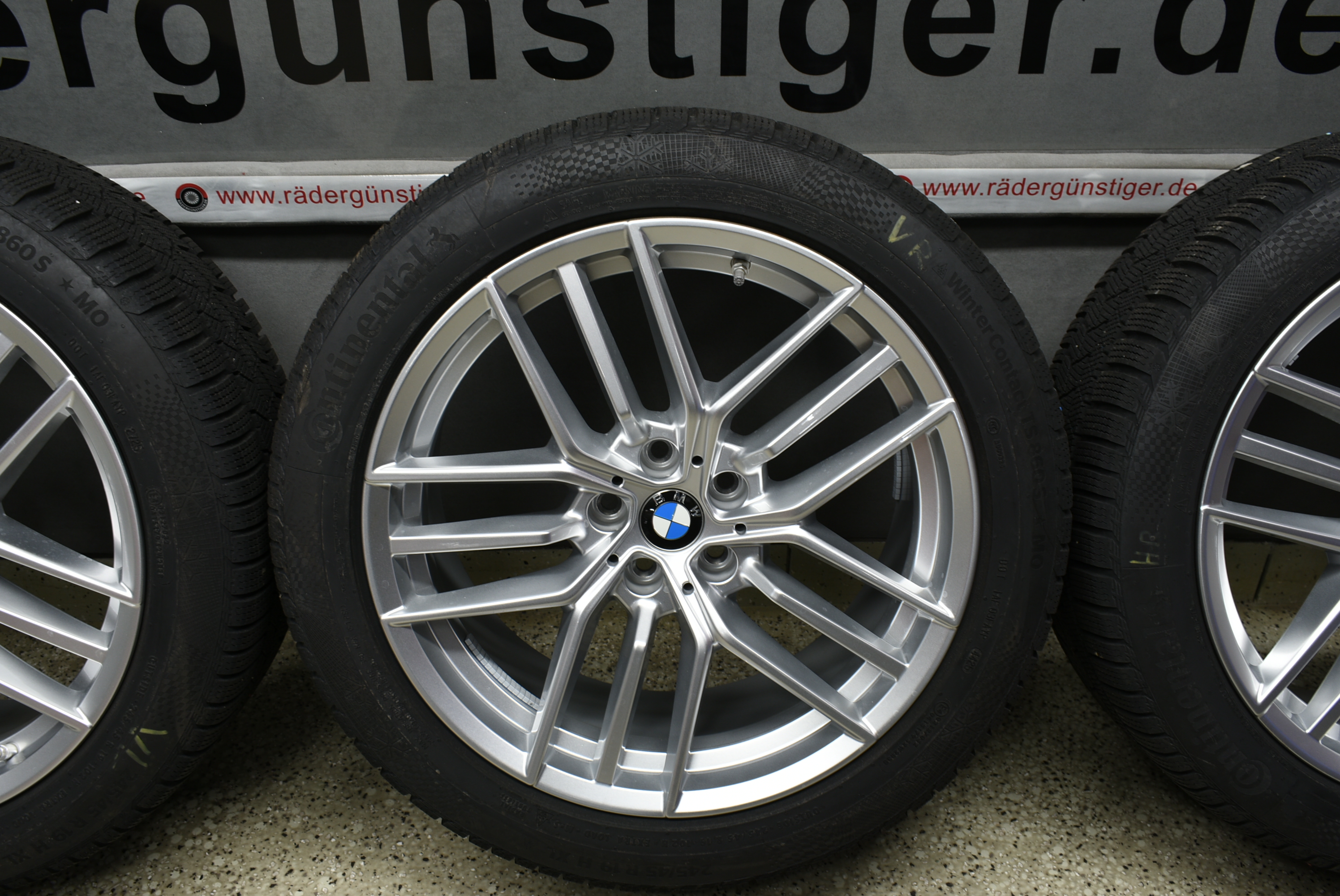 BMW 5er i5 G60 G61 Alufelgen mit Winterreifen 245 45 R19 102 H Lager Nr. 1184 – Bild 6