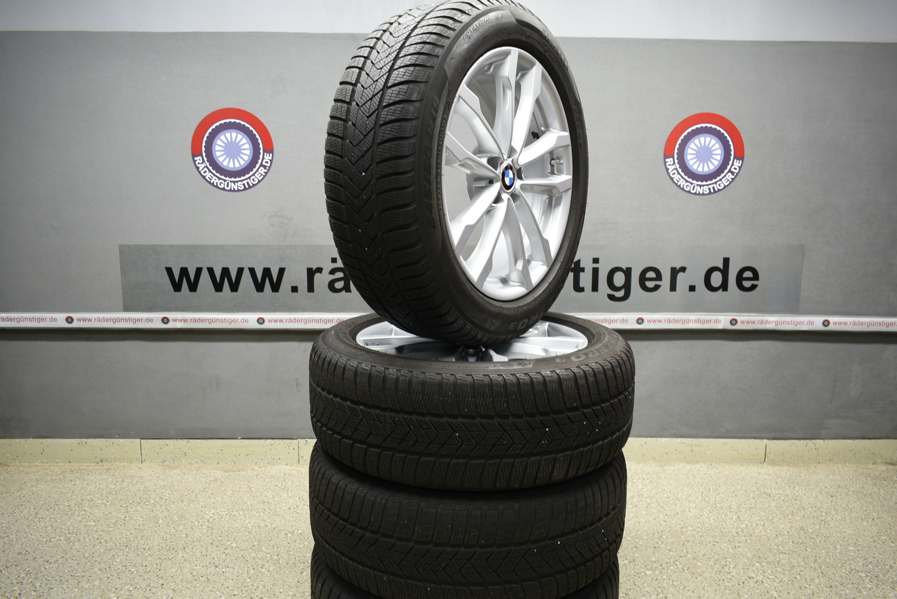BMW X3 G01 X4 G02 Alufelgen mit Winterreifen 245 50 R19 105 V Lager Nr. 1166 – Bild 14