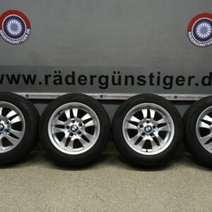 BMW 3er E90 E91 E93 Alufelgen mit Winterreifen 205 55 R16 91H Lager Nr. 1182