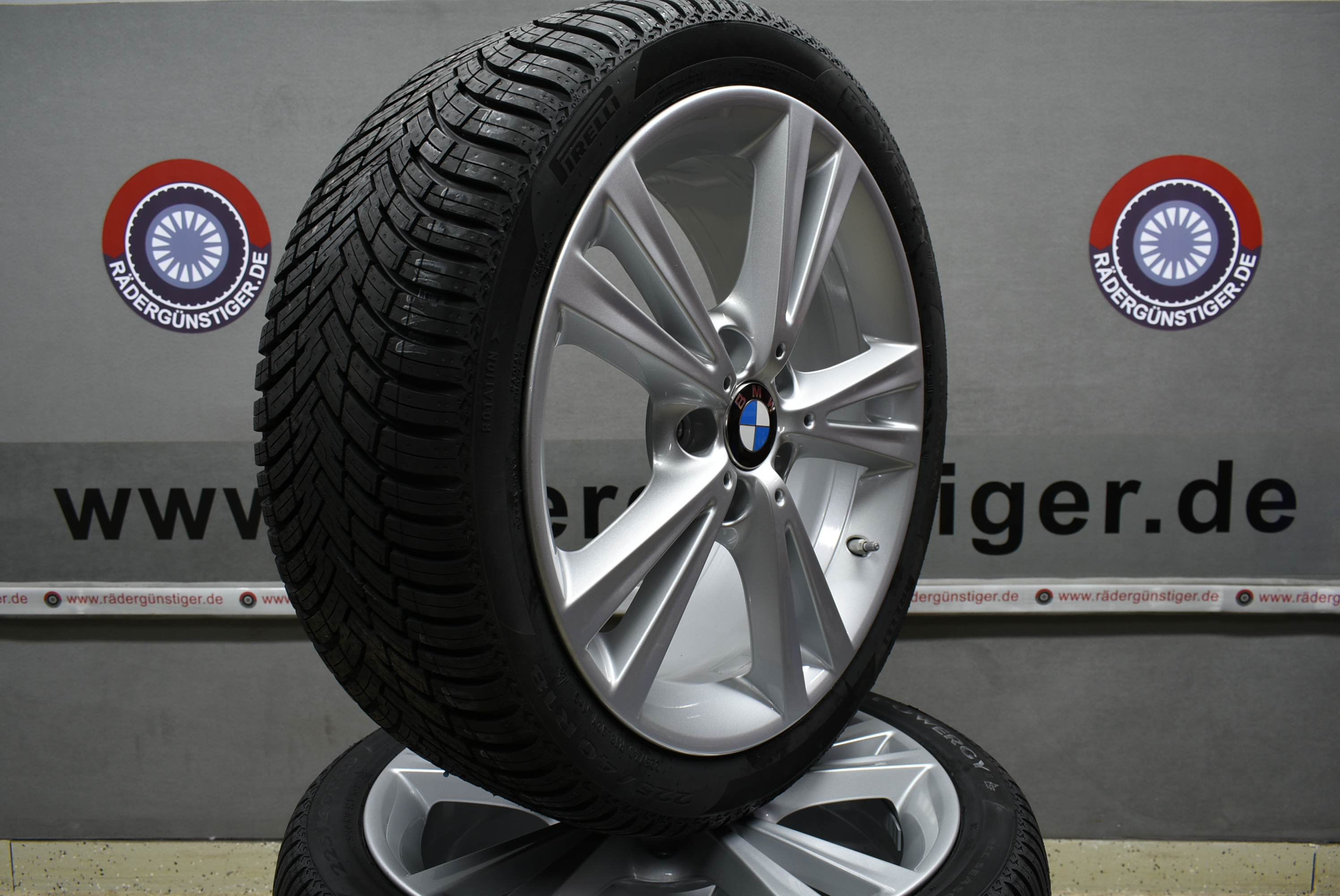 BMW 1er F20 F21 2er F22 F23 18 Zoll Alufelge mit Allwetter Pirelli 225 40 R18 92V Lager Nr. 1172 – Bild 18