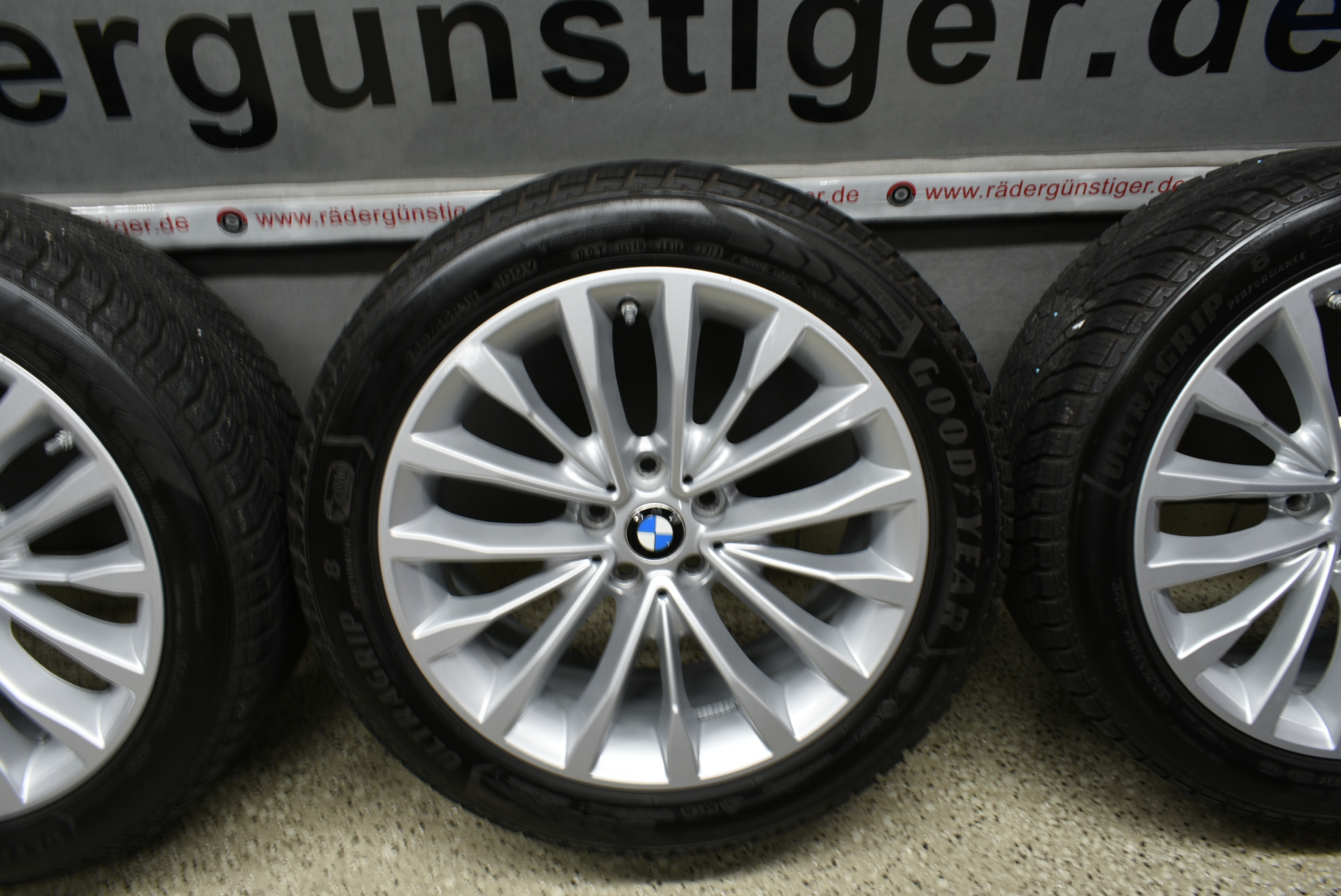 BMW 5er G30 G31 Alufelgen mit Winterreifen 245 45 R18 100 V Lager Nr. 1189 – Bild 6