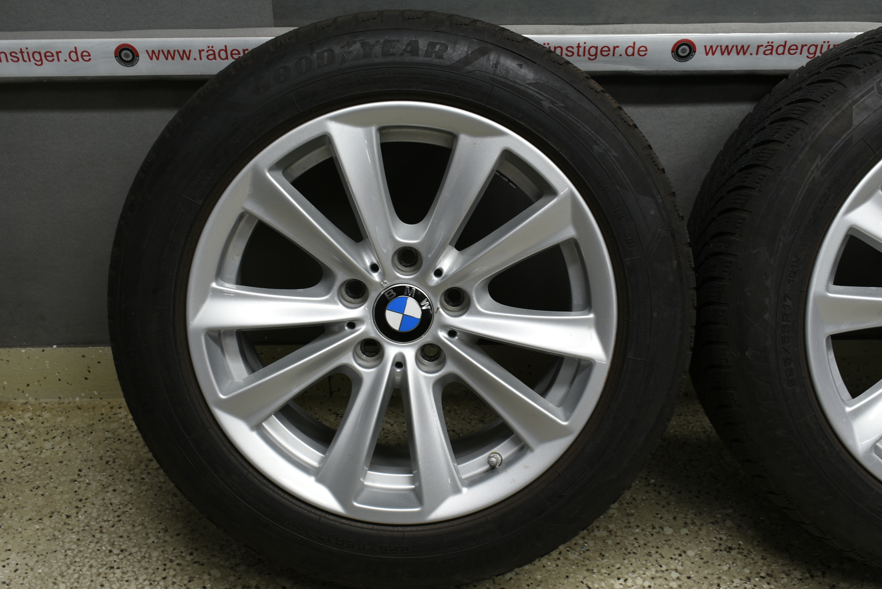 BMW 5er F10 F11 Alufelgen mit Winterreifen 225 55 R17 97H Lager Nr. 1177 – Bild 4