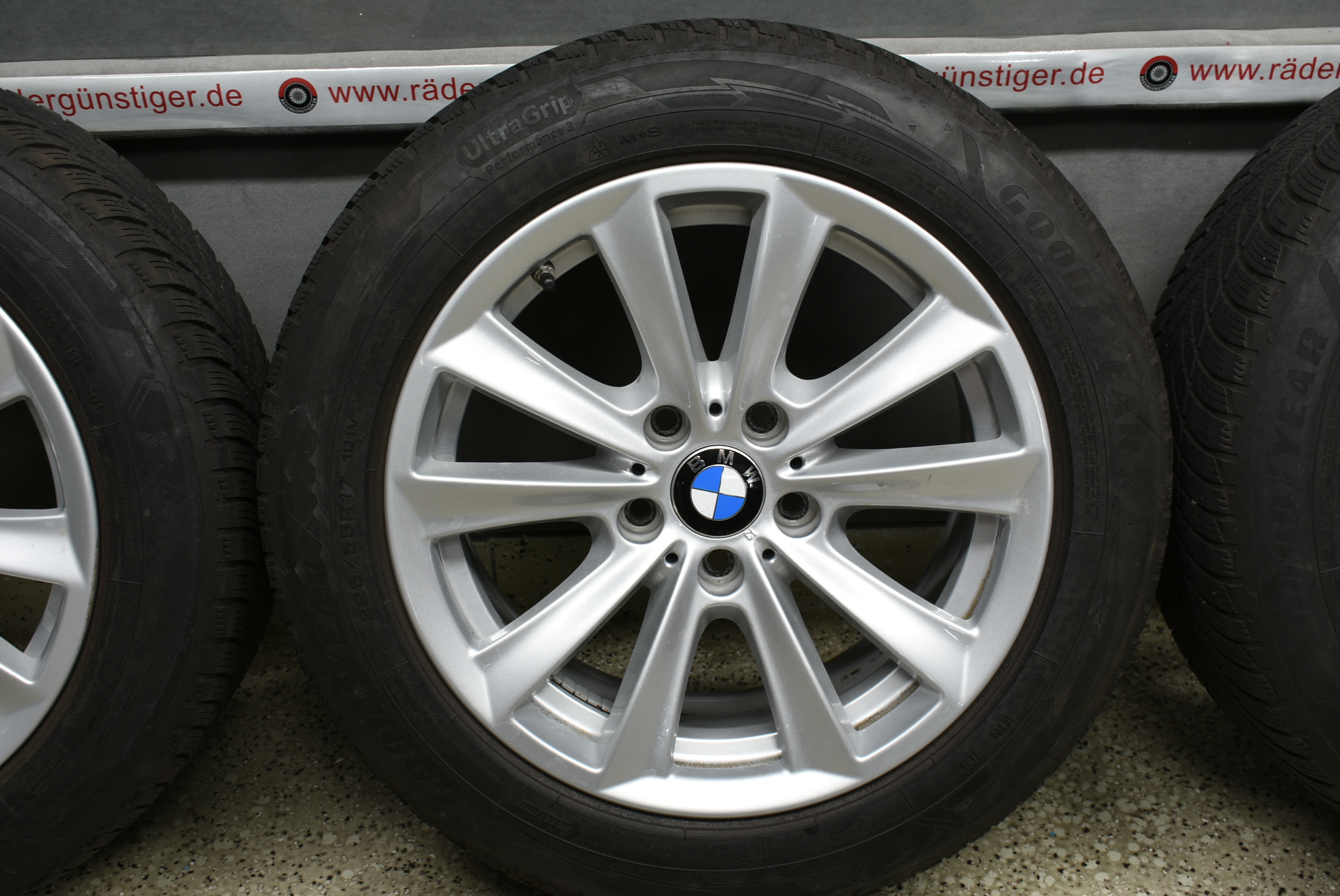 BMW 5er F10 F11 Alufelgen mit Winterreifen 225 55 R17 97H Lager Nr. 1177 – Bild 5