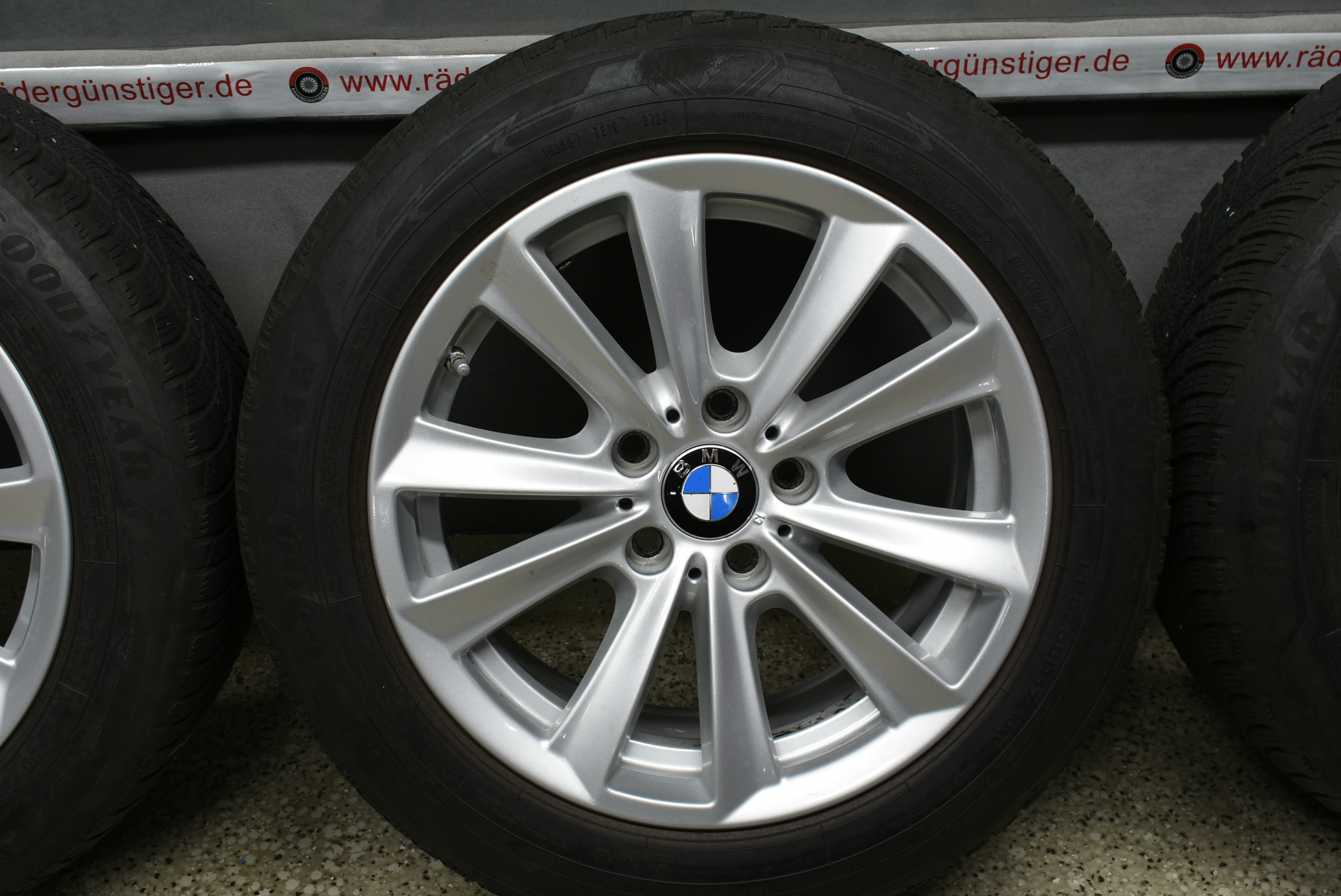 BMW 5er F10 F11 Alufelgen mit Winterreifen 225 55 R17 97H Lager Nr. 1177 – Bild 6