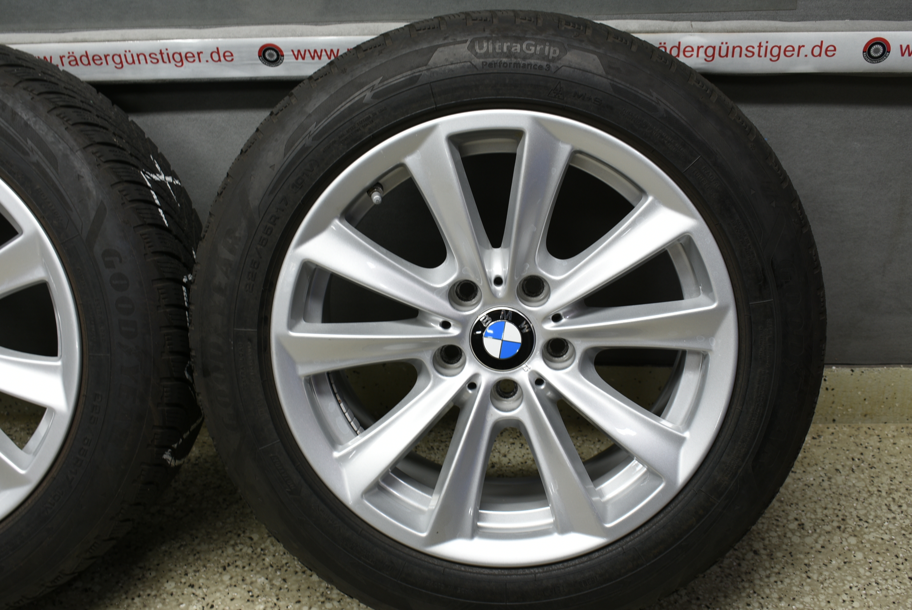 BMW 5er F10 F11 Alufelgen mit Winterreifen 225 55 R17 97H Lager Nr. 1177 – Bild 7